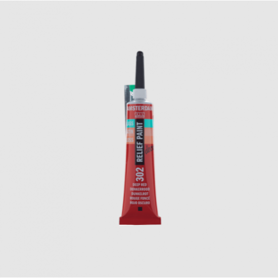 TALENS ΠΕΡΙΓΡΑΜΜΑ ΓΥΑΛΙΟΥ 20ml AMS DECO RELIEF RED DP. TALENS ΠΕΡΙΓΡΑΜΜΑ ΓΥΑΛΙΟΥ 20ml AMS DECO RELIEF RED DP.